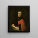 Portrait du comte Anna Francesca Theresa - Philipp Haller — kehystetty taideteos seinällä