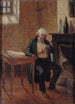 Pierre Jean Brangerin muotokuva 1780-1857 Sainte-Pélagien sellässä - Philippe-Auguste Jeanron — näkymä teoksesta