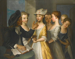 École pour filles - Philippe Mercier — näkymä teoksesta