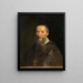 Portrait of Bishop Jean-Pierre Camus - Philippe de Champaigne — kehystetty taideteos seinällä