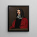 Portrait of Jérôme Bignon - Philippe de Champaigne — kehystetty taideteos seinällä