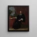 Portrait de M. Le Camus en tenue officielle - Philippe de Champaigne — kehystetty taideteos seinällä