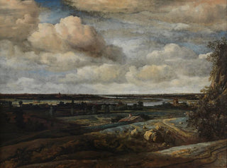 Hollannin Panorama-maalaus kaukaisella näkymällä Haarlemista - Philips Koninck — näkymä teoksesta