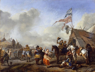 Eräleiri - Philips Wouwerman — näkymä teoksesta