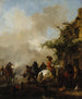 Halte de cavaliers - Philips Wouwerman — näkymä teoksesta