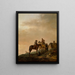 Arrêt des cavaliers - Philips Wouwerman — kehystetty taideteos seinällä