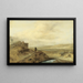 Cavalier- dyynien keskellä - Philips Wouwerman — kehystetty taideteos seinällä