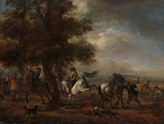 Le gris qui se cabre - Philips Wouwerman — näkymä teoksesta