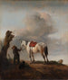 Le cheval gris - Philips Wouwerman — näkymä teoksesta
