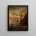Le lieu de repos - Philips Wouwerman — kehystetty taideteos seinällä