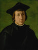 Portrait d'un homme au chapeau noir - Pier Francesco Foschi — näkymä teoksesta