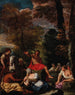 Saint Jean-Baptiste prêchant - Pier Francesco Mola — näkymä teoksesta
