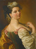 Portrait d'une jeune fille en bergère - Pier Leone Ghezzi — näkymä teoksesta