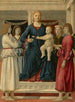 Vierge à l'Enfant trônant avec quatre anges - Piero della Francesca — näkymä teoksesta