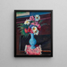 Vase de fleurs - Piero Marussig — kehystetty taideteos seinällä