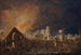 La Foire Saint-Germain tulipalossa yönä 16. ja 17. maaliskuuta 1762 - Pierre-Antoine Demachy — näkymä teoksesta