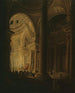 Le sarcophage de Jean - Jacques Rousseau exposé au Panthéon, 20 vendémiaire an III, 11 octobre 1794 - Pierre - Antoine Demachy — näkymä teoksesta