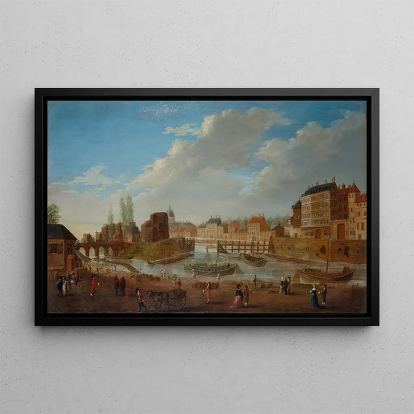PierreAntoine Demachy - Lle Louviers et la Pointe de lle SaintLouis vues du port SaintPaul port des Celestins.webp