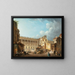 Le dégagement de la colonnade du Louvre lors de la démolition des ruines de l'Hôtel du Petit Bourbon - Pierre-Antoine Demachy — kehystetty taideteos seinällä