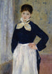 Une serveuse au restaurant Duval - Pierre-Auguste Renoir — näkymä teoksesta