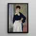 Une serveuse au restaurant Duval - Pierre-Auguste Renoir — kehystetty taideteos seinällä