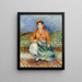 Fille algérienne - Pierre-Auguste Renoir — kehystetty taideteos seinällä