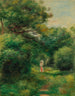 Allée Dans Un Bois Femme Avec Enfant Dans Les Bras - Pierre-Auguste Renoir — näkymä teoksesta