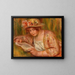 Andre hatussa lukevasta - Pierre-Auguste Renoir — kehystetty taideteos seinällä