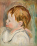 Tête d’enfant de profil gauche - Pierre - Auguste Renoir — näkymä teoksesta