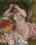 Baigneuse arrangeant ses cheveux - Pierre-Auguste Renoir — näkymä teoksesta