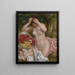 Baigneuse arrangeant ses cheveux - Pierre-Auguste Renoir — kehystetty taideteos seinällä