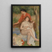 Baigneuse et servante La Toilette de la baigneuse - Pierre-Auguste Renoir — kehystetty taideteos seinällä