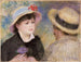 Pariskunta veneessä - Pierre-Auguste Renoir — näkymä teoksesta