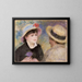 Pariskunta veneessä - Pierre-Auguste Renoir — kehystetty taideteos seinällä