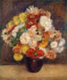 Bouquet de chrysanthèmes - Pierre-Auguste Renoir — näkymä teoksesta