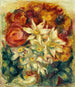 Bouquet de narcisses et de roses - Pierre-Auguste Renoir — näkymä teoksesta