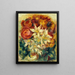 Bouquet de narcisses et de roses - Pierre-Auguste Renoir — kehystetty taideteos seinällä