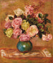 Bouquet de roses dans un vase - Pierre-Auguste Renoir — näkymä teoksesta