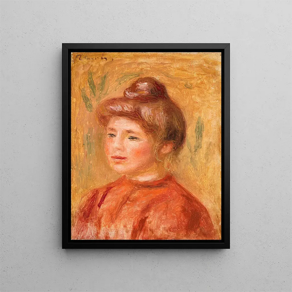 PierreAuguste Renoir - Bust of Woman in Red Buste de femme en rouge.webp