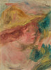 Buste au chapeau - Pierre-Auguste Renoir — näkymä teoksesta