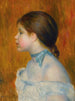 Buste de jeune fille au ruban bleu - Pierre-Auguste Renoir — näkymä teoksesta