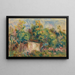 Cabanon-maalaus Collettesin lähellä - Pierre-Auguste Renoir — kehystetty taideteos seinällä