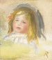 Enfant aux cheveux blonds - Pierre-Auguste Renoir — näkymä teoksesta