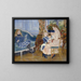 L'Après-midi des enfants à Wargemont - Pierre-Auguste Renoir — kehystetty taideteos seinällä