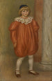 Claude Renoir en costume de clown - Pierre-Auguste Renoir — näkymä teoksesta