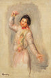 Danseuse aux castagnettes - Pierre-Auguste Renoir — näkymä teoksesta