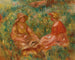 Kaksi naista nurmella - Pierre-Auguste Renoir — näkymä teoksesta