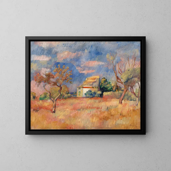 Pigeonnier de Bellevue - Pierre-Auguste Renoir — kehystetty taideteos seinällä