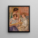 Embroiderers Les Brodeuses - Pierre-Auguste Renoir — kehystetty taideteos seinällä