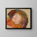 Lapsi nukkumassa - Pierre-Auguste Renoir — kehystetty taideteos seinällä
